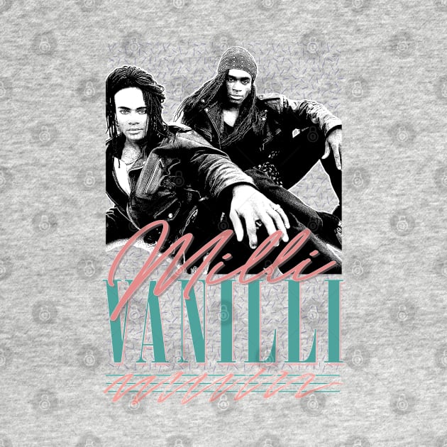 Milli Vanilli \/\/\ Retro Style Aesthetic Design by DankFutura